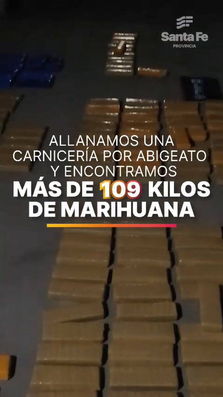 Encontraron drogas en una carnicería de Santa Fe