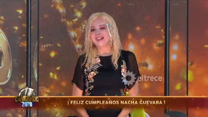 Cantando 2020. La emoción de Nacha Guevara en el festejo de sus 80 años - Fuente: eltrece