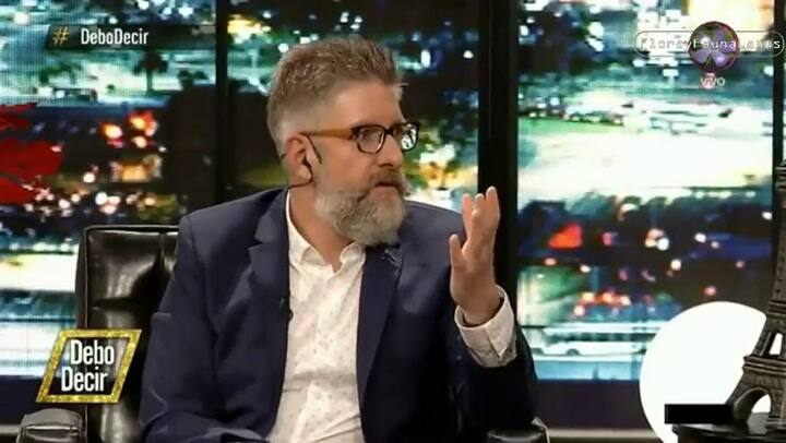 Mariano Iúdica presentó a su hijo Osvaldo en Debo decir - Fuente: America