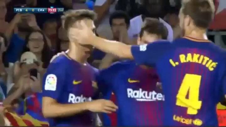 Denis Suárez, el 5-0