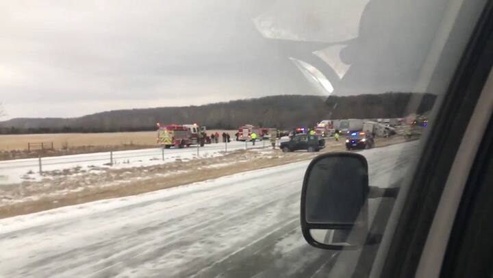 Choque múltiple en EE.UU.