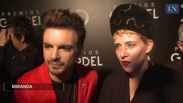 Premios Gardel: entrevista a Miranda