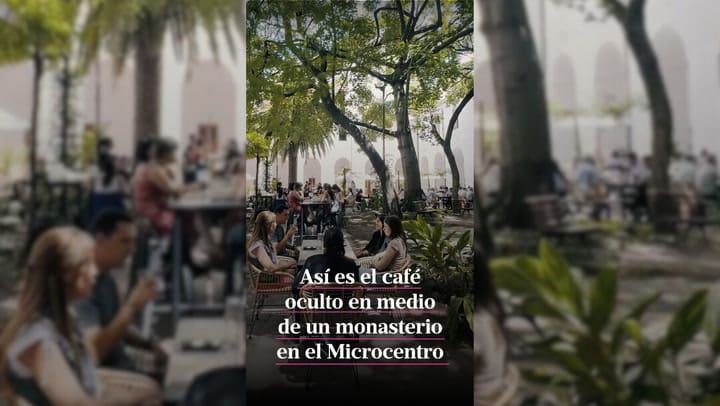 Un café oculto en el medio de un Monasterio