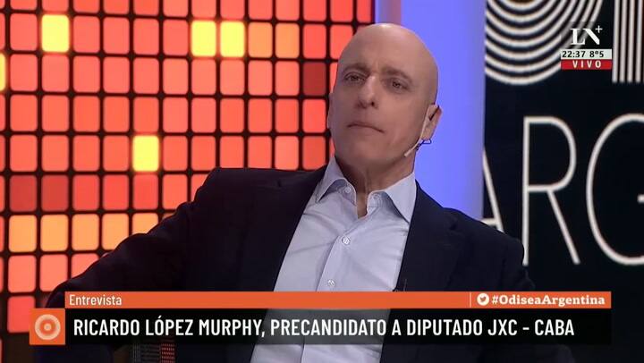 Entrevistado Lopez Murphy