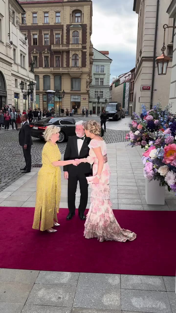 Los reyes de los Países Bajos ofrecieron una gala de Ballet en el Teatro Estatal de Praga