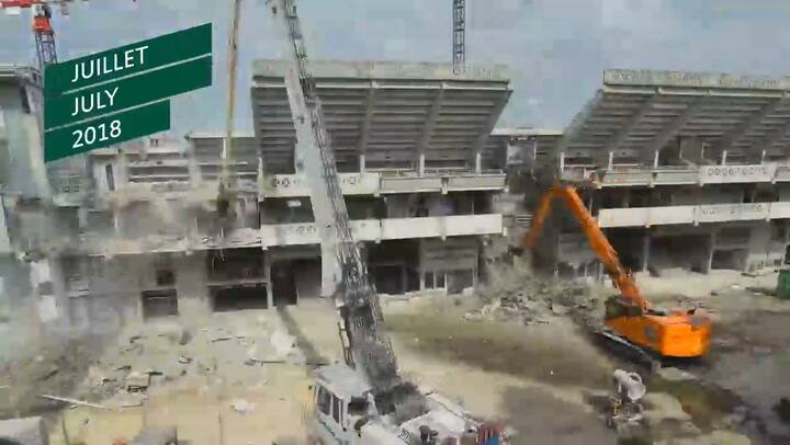 Las reformas en el estadio Philippe Chatrier - Fuente: Roland Garros