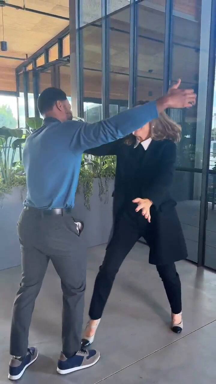 Jennifer Garner actualmente filma Family Leave junto al actor King Bach