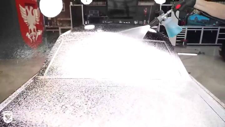 Debido a los años de abandono, el auto necesitaba una profunda desinfección y limpieza