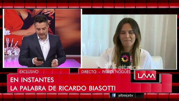 La respuesta de Ricardo Biasotti a los dichos de su hija - Fuente: El Trece TV