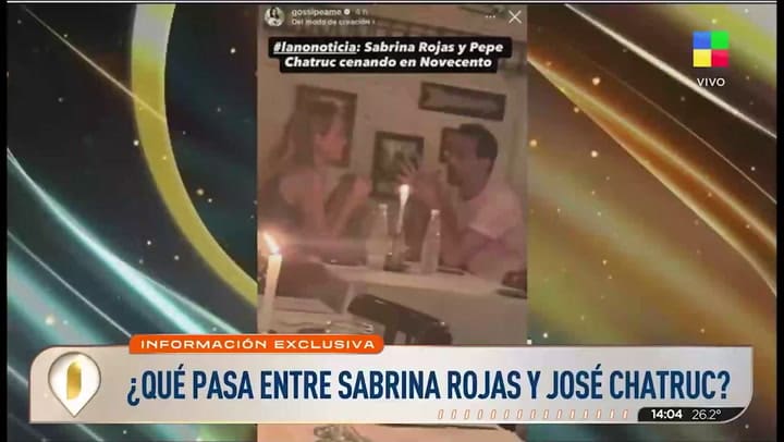 La sugerente foto de Sabrina Rojas y un exjugador en una cena íntima que despertó rumores de romance