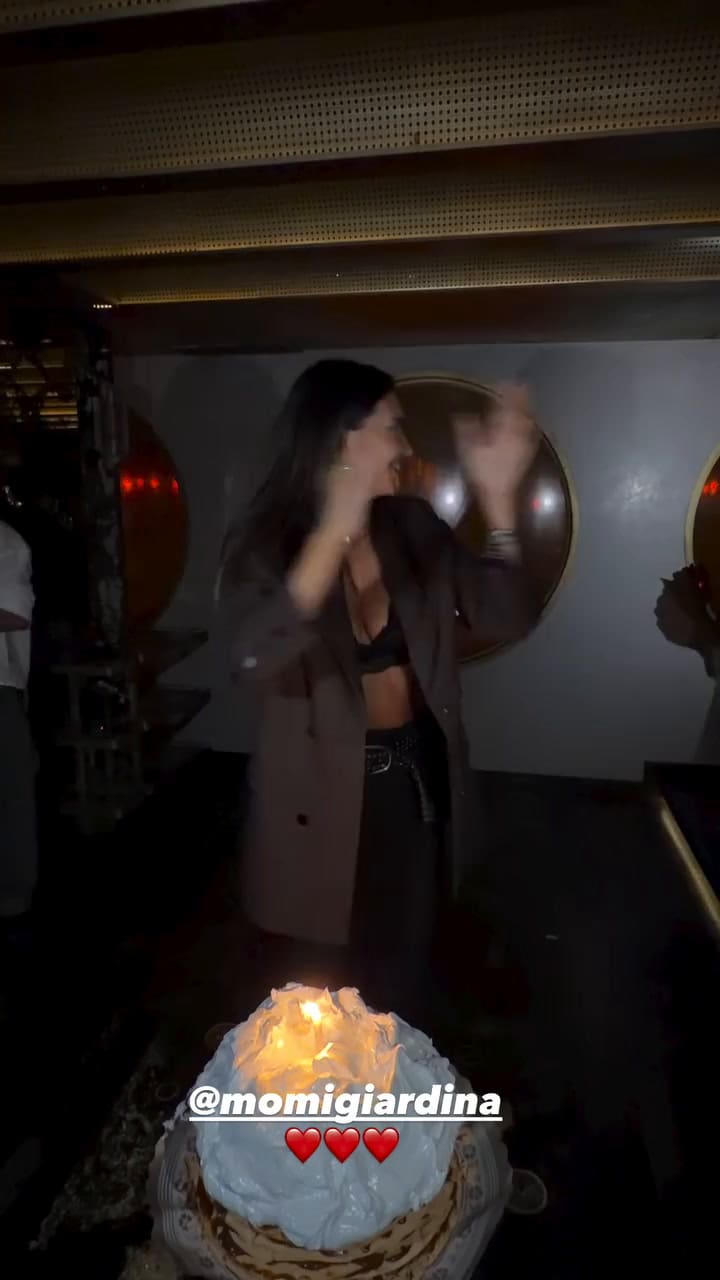 Momi Giardina cumplió 44 años y lo festejó en compañía de amigos