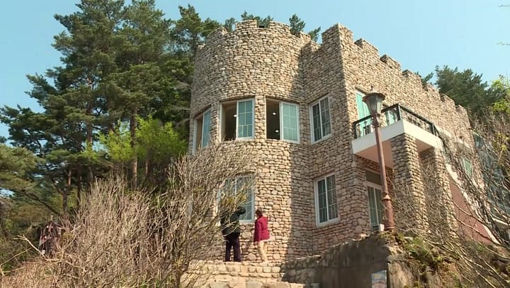 Cuando los Kim tenían una casa de vacaciones en Corea del Sur - Fuente: AFP