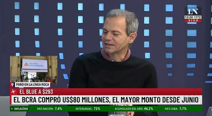 Lucas Llach habló sobre las medidas de Sergio Massa
