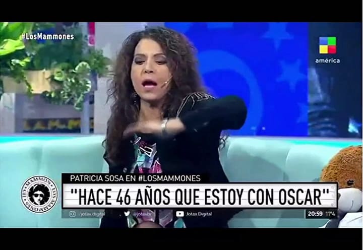 Patricia Sosa recordó el día que encontró a Oscar Mediavilla con cinco mujeres en un ascensor