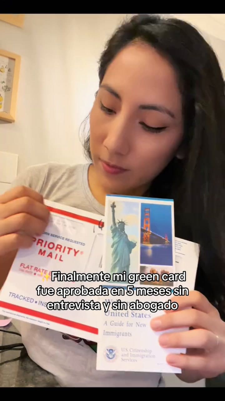 Contó cómo hizo para obtener su green card en 5 meses, sin entrevista y sin abogado