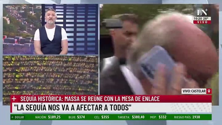 La indignación de Novaresio con el secretario