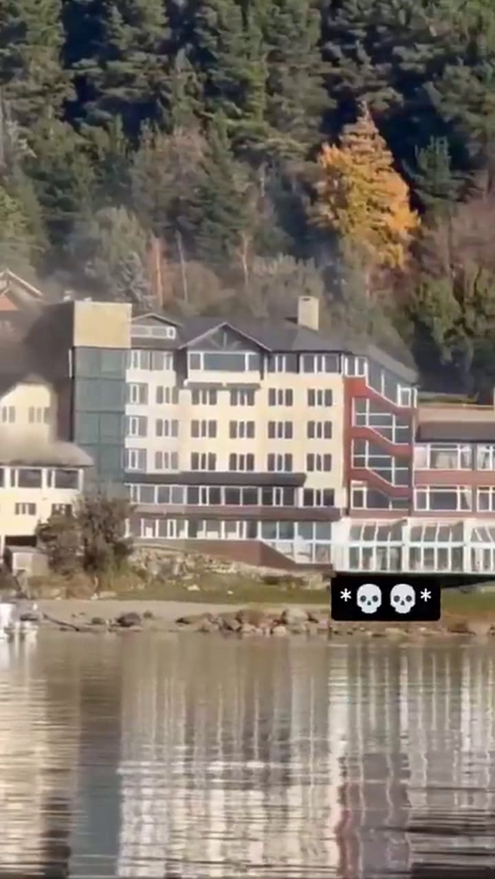 Un incendio se desató en el Hotel Huemul