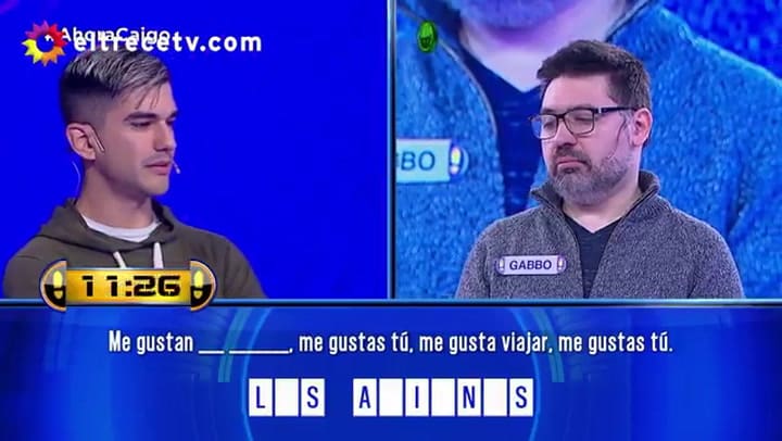 El blooper de un participante de Ahora caigo que se viralizó en las redes sociales