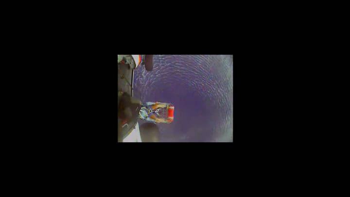 Así fue el momento en que un rayo cayó sobre un barco en Florida