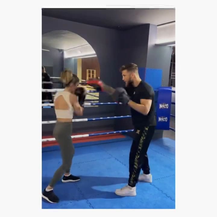 Isabel Collado comparte en sus redes sus jornadas de entrenamiento