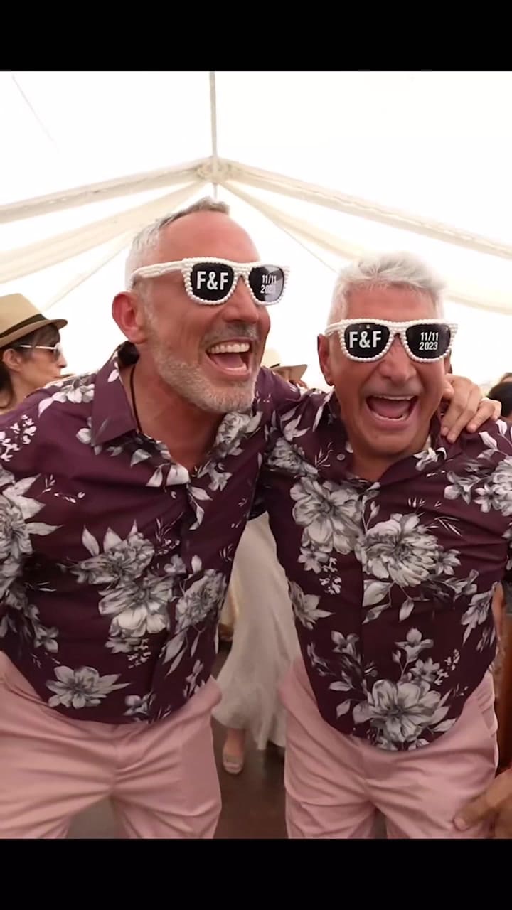 El casamiento de Fernando Colombo y Facundo Oltra fue el pasado sábado y asistieron muchos famosos