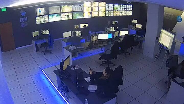 Las imágenes de la persecución