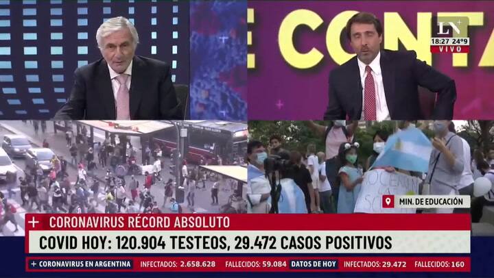 Cantan Another Brick in the Wall para volver a clases presenciales