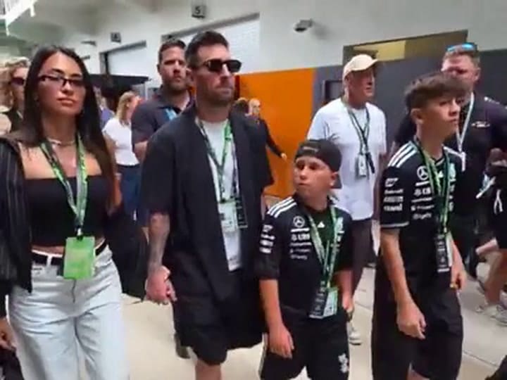 Messi en el GP de Miami
