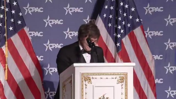 Javier Milei bailó como Donald Trump