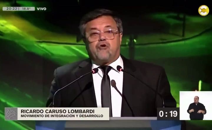 Caruso Lombardi se refirió a Fernando Gago en un debate legislativo