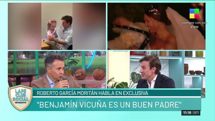 Roberto García Moritán se enteró en vivo de la separación de Pampita y Martín Pepa