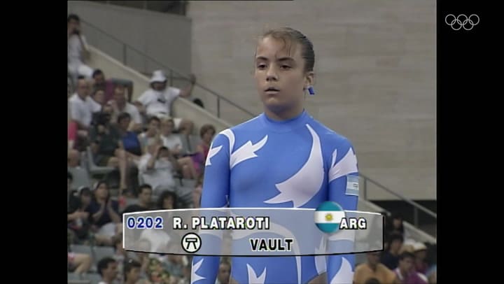 Romina Plataroti en Barcelona 92