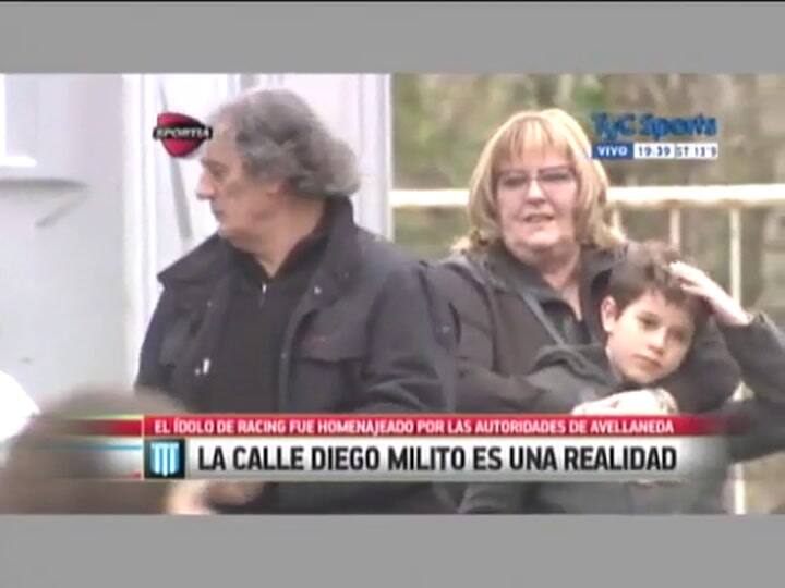 La calle Diego Milito