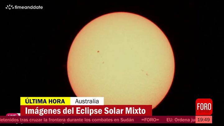 Así se vio el eclipse en Australia