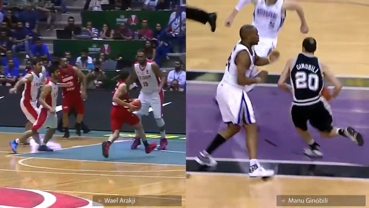 El basquetbolista libanés que es igual a Manu Ginóbili