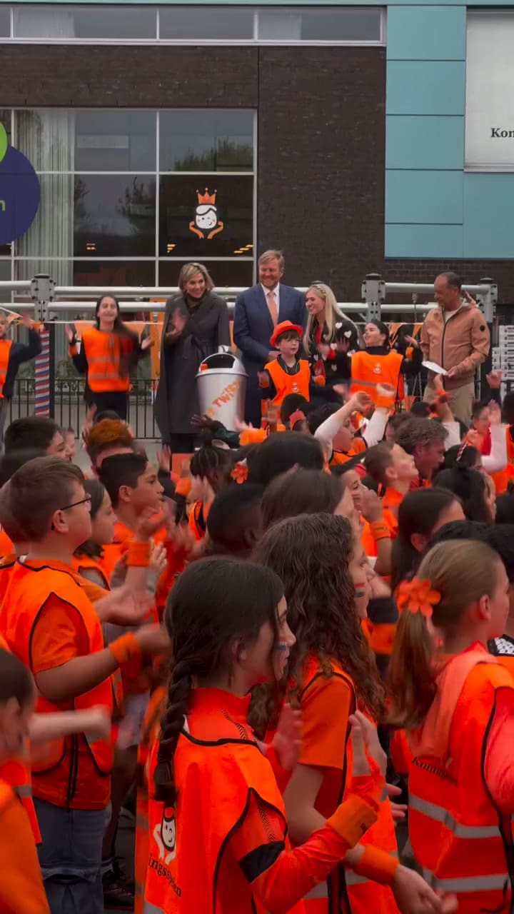 La reina Máxima y el rey Guillermo inauguraron los Juegos del Rey