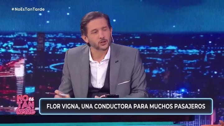 Flor Vigna en No es tan tarde