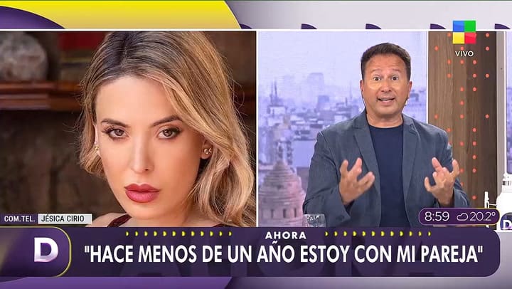 Jesica Cirio reveló si tiene pensado convivir con su pareja