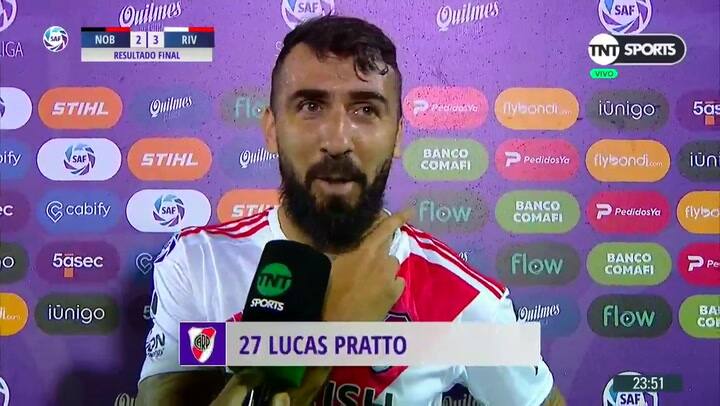 Pratto “No soy ni el mejor cuando hago las cosas bien, ni el peor cuando hago las cosas mal'
