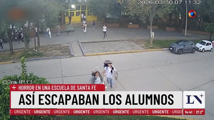 Horror En Una Escuela De Santa Fe Así Escapaban Los Alumnos