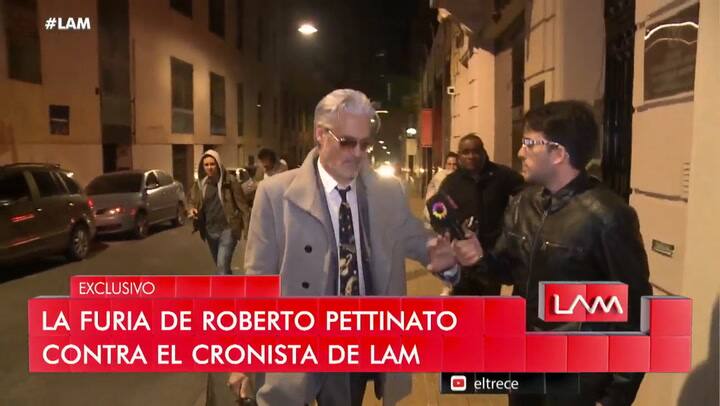 El enojo de Roberto Pettinato con un cronista - Fuente: eltrece