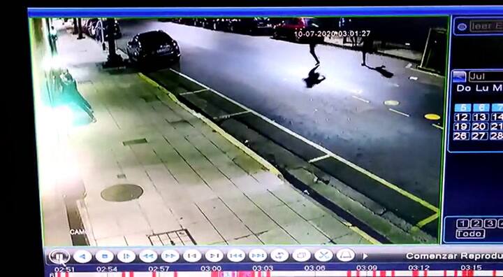 Robo piraña en un edificio a una cuadra de la embajada de los Estados Unidos