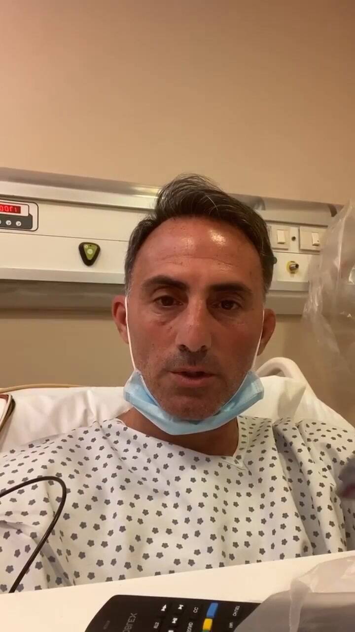 Diego Latorre internado por coronavirus - Fuente: IG Stories