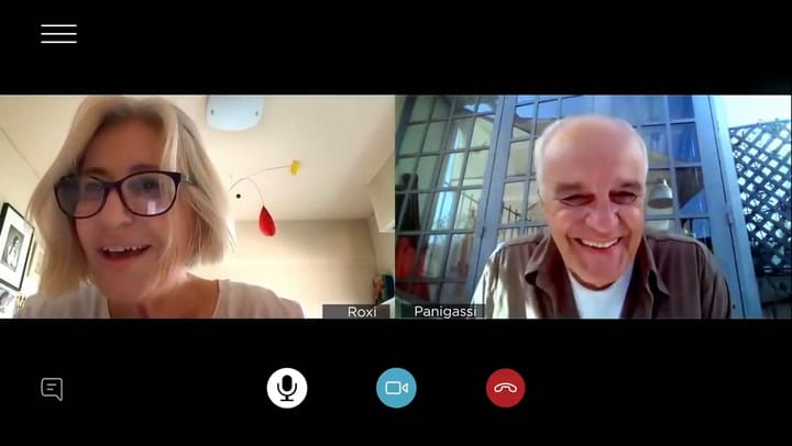 Gasoleros: la videollamada en cuarentena de Roxi y Panigassi