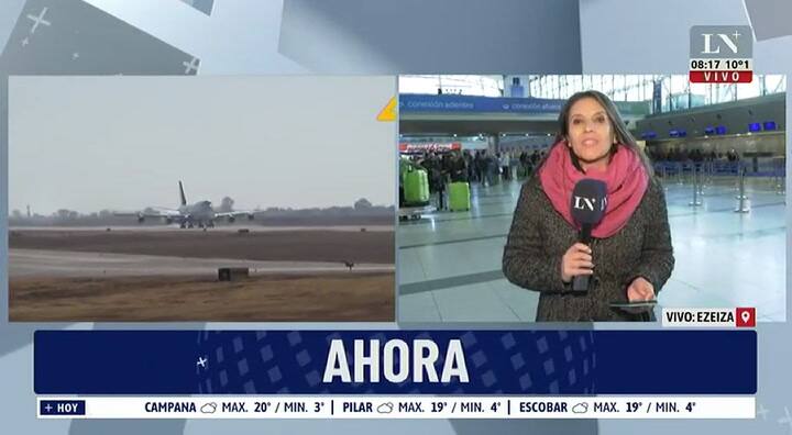 Sigue el misterio por el avión venezolano-iraní retenido en Ezeiza