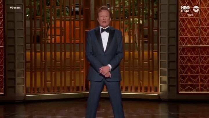 El guiño de Conan O'Brien a la Argentina en los Oscar
