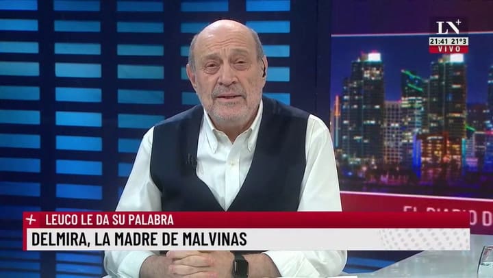 Delmira, la madre de Malvinas. Leuco le da su palabra.