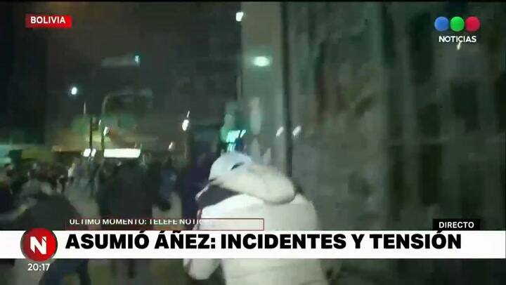 El momento tenso que vivieron Rodolfo Barilli y Cristina Perez con el cronista de Telefe.