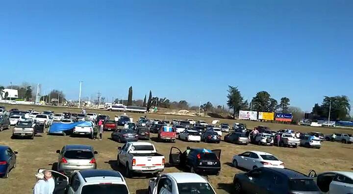 Tractorazo en Venado Tuerto por el 17A