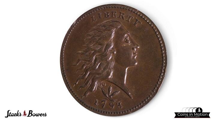 El centavo de 1793 (específicamente el Tipo 2 o "Centavo de Corona")